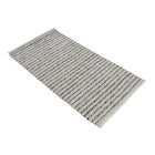 Gewebter Teppich natur Rustic 70 x140 dicker teppich