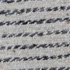 Moderner Wollteppich Rustic 70x140 grauer Teppich