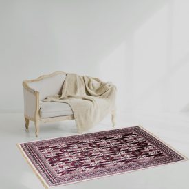   Klassischer Teppich beige Afghan 80x150 teppich mit orient muster