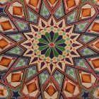 Dekokissen cremefarben 45x45 cm – Orientalischer Stern