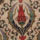 Dekokissen cremefarben 45x45 cm – Sultan-Tulpe