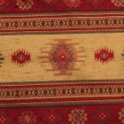 Dekokissen bordeaux 45x45 cm – Karawanenstreifen