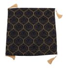 Dekokissen dunkelblau 45x45 cm – Nachtblaues Ornament