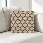 Dekokissen hellgrau 45x45 cm – Silberornament