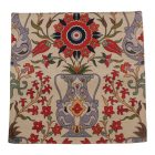 Dekokissen cremefarben 45x45 cm – Orientalische Vase