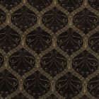 Dekokissen schwarz 45x45 cm – Ebenholz-Ornament