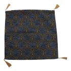 Dekokissen blau 45x45 cm – Königsblaues Ornament