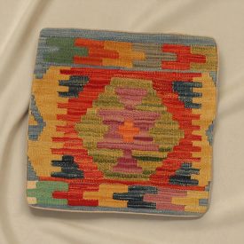 Kelim dekoratives Kissen 45x45 handgewebter Kissenbezug