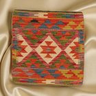 Orientalisches Kissen Kelim 40x40 handgewebter Kissenbezug