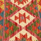 Orientalisches Kissen Kelim 40x40 handgewebter Kissenbezug