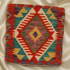 Kelim kissenbezug 45x45 handgewebtes dekoratives kissen