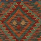 Handgewebter Kelim Kissenbezug 45x45 afghanisches Dekokissen