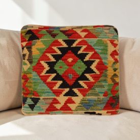   Orientalisches Dekokissen 40x40 handgewebter Kelim kissenbezug