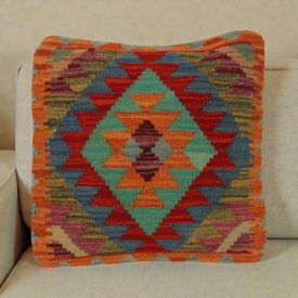 Orientalischer dekokissen 50x50 handgewebter kissenbezug