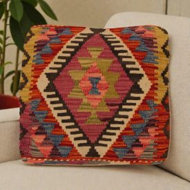 Kilim dekokissen 50x50 handgewebter Kelim kissenbezug