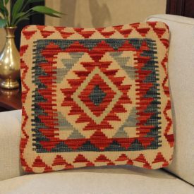Handgewebter Kissen 50x50 Kilim kissenbezug