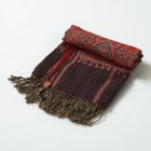 Eleganter Damenschal 215x105 mauve-blau dünner Damenschal