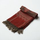 Großer Schal burgunderrot 215x105 Damenschal für die Schulter