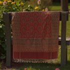 Damenstola burgunderrot 215x105 eleganter Damenschal für die Schulter