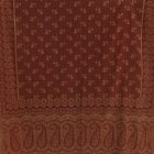 Eleganter Damen Tuch 215x105 burgunderrot Baumwolle Schal