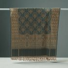 Eleganter Schal 215x105 grün dünn Damen Herren Schal