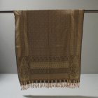 Eleganter Schal dunkelgrün 215x105 dünner Damen Tuch