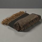 Großer Schal 215x105 groß braun-blau Damenschal