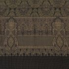 Großer Schal 215x105 groß braun-blau Damenschal