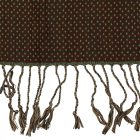 Damen Stola 215x105 grün-braun eleganter Damenschal