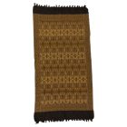 Eleganter Schal gold-schwarz 215x105 dünner Damenschal