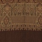 Orientalischer Schal braun 215x105 Baumwolle Tuch