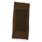 Eleganter Damen Schal 215x105 dunkelgrün mit authentischem Muster