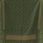 Großer Schal grün 215x105 großes Tuch für Damen und Herren